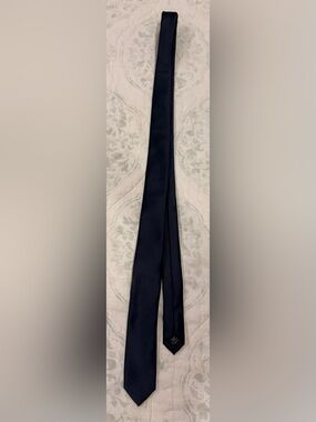 Express Slim Silk Tie Navy Blue Classic Formal Wedding NWT